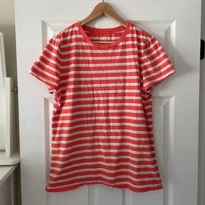 Gap 100% Organic Cotton Vintage T-Shirt Stripe Large Tall